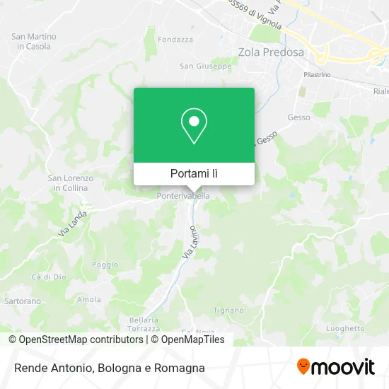 Mappa Rende Antonio