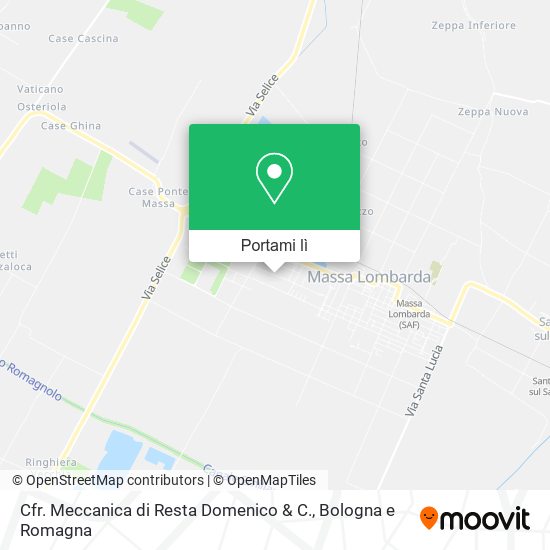 Mappa Cfr. Meccanica di Resta Domenico & C.