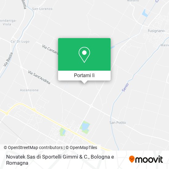 Mappa Novatek Sas di Sportelli Gimmi & C.