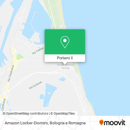 Mappa Amazon Locker-Diomiro