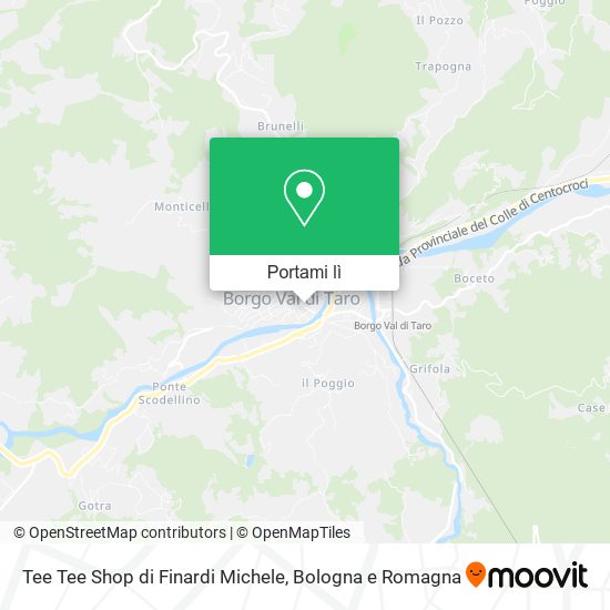 Mappa Tee Tee Shop di Finardi Michele