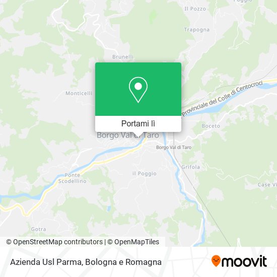 Mappa Azienda Usl Parma