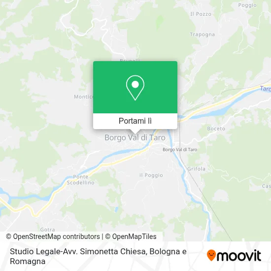 Mappa Studio Legale-Avv. Simonetta Chiesa