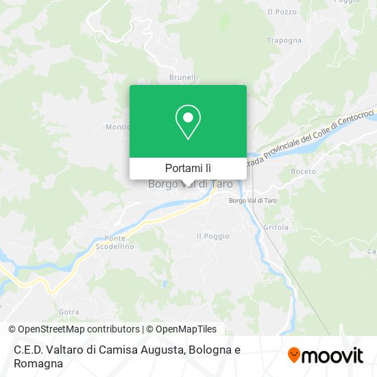 Mappa C.E.D. Valtaro di Camisa Augusta