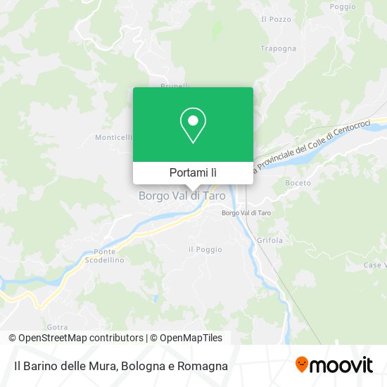 Mappa Il Barino delle Mura