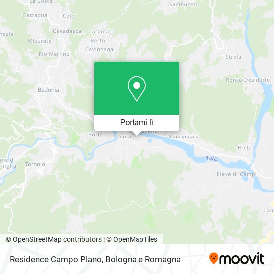 Mappa Residence Campo Plano
