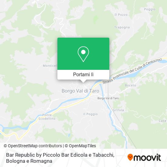 Mappa Bar Republic by Piccolo Bar Edicola e Tabacchi