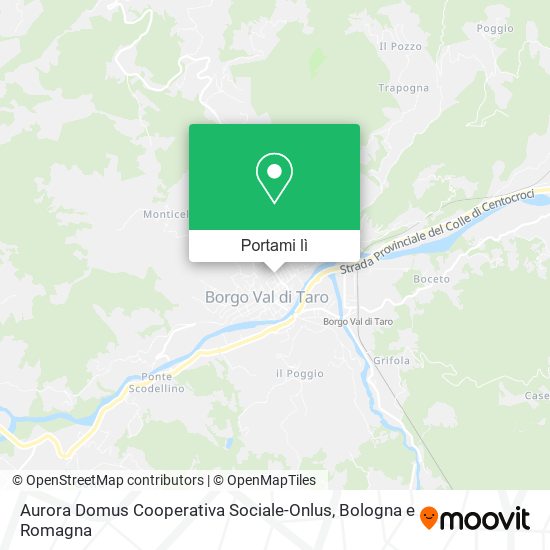 Mappa Aurora Domus Cooperativa Sociale-Onlus