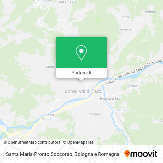 Mappa Santa Maria-Pronto Soccorso