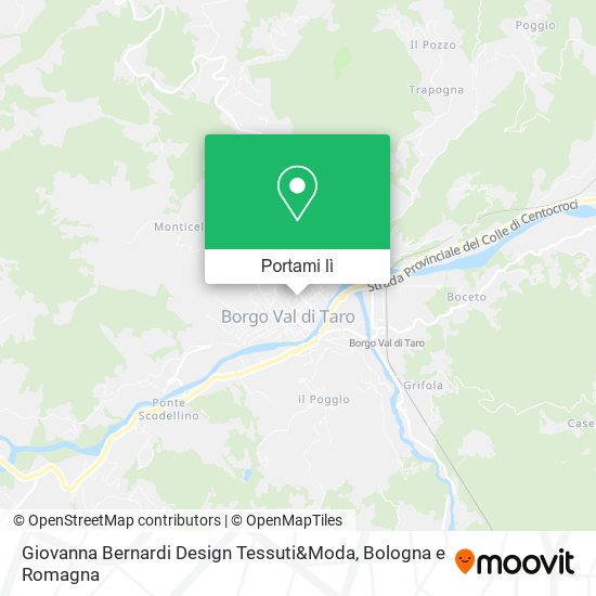 Mappa Giovanna Bernardi Design Tessuti&Moda