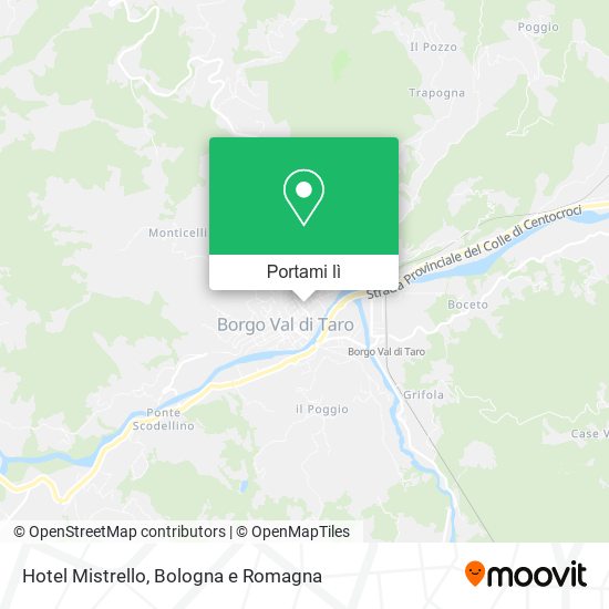 Mappa Hotel Mistrello
