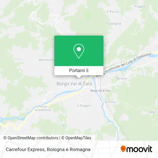 Mappa Carrefour Express