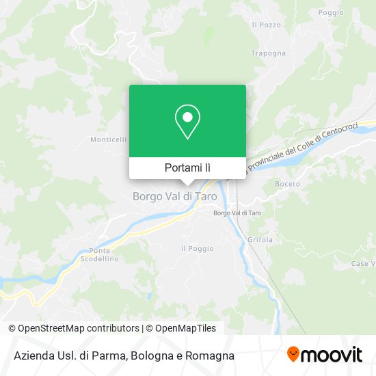 Mappa Azienda Usl. di Parma