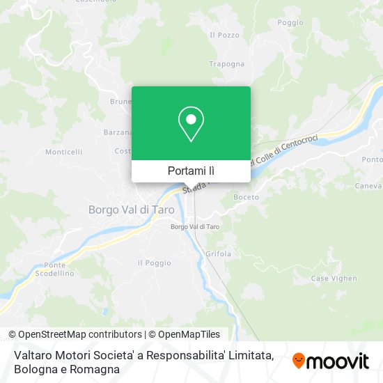 Mappa Valtaro Motori Societa' a Responsabilita' Limitata
