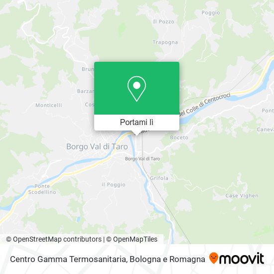 Mappa Centro Gamma Termosanitaria