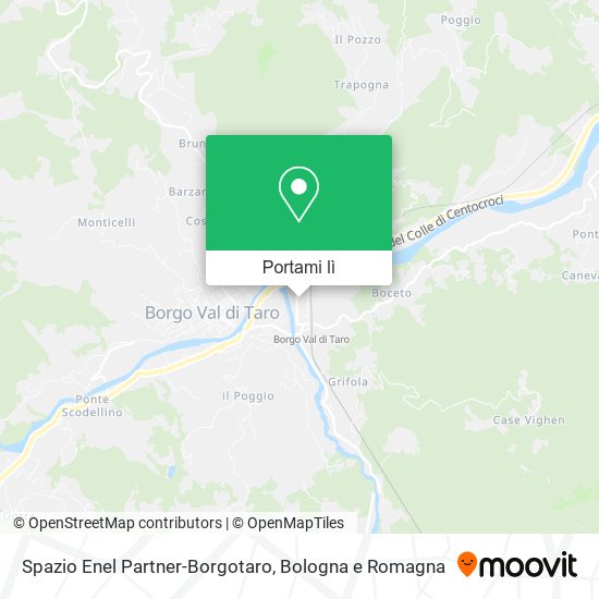 Mappa Spazio Enel Partner-Borgotaro