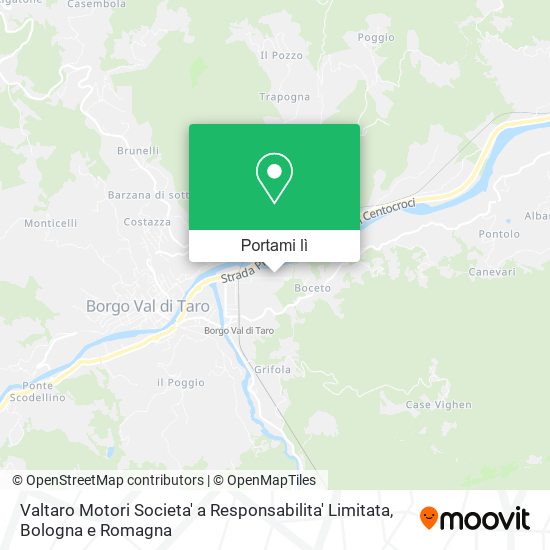 Mappa Valtaro Motori Societa' a Responsabilita' Limitata