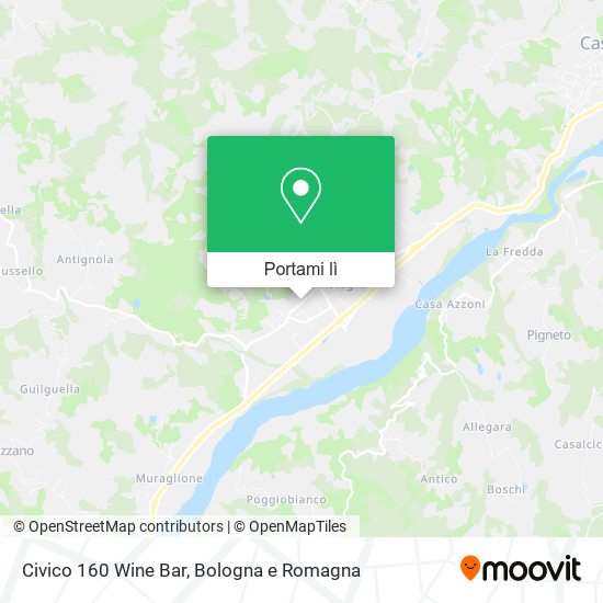 Mappa Civico 160 Wine Bar