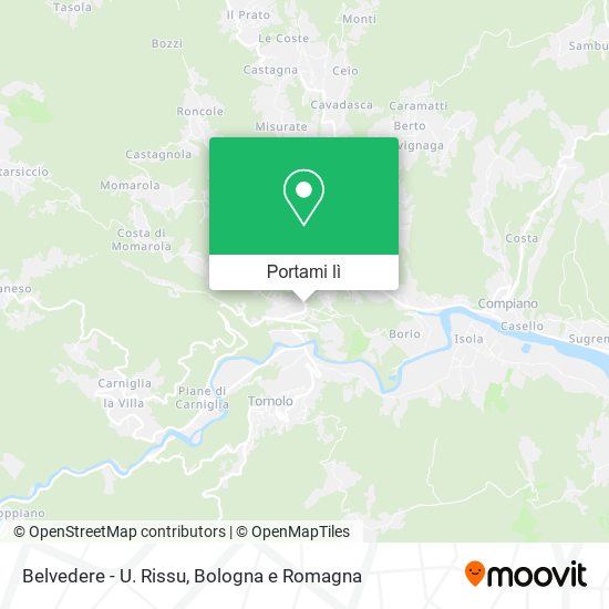 Mappa Belvedere - U. Rissu