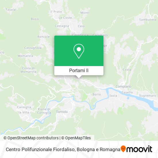 Mappa Centro Polifunzionale Fiordaliso