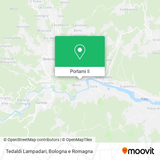 Mappa Tedaldi Lampadari