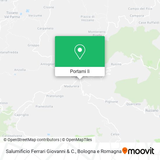 Mappa Salumificio Ferrari Giovanni & C.