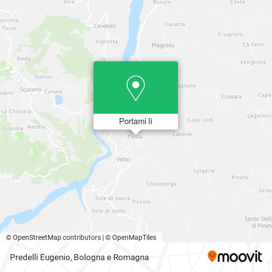 Mappa Predelli Eugenio