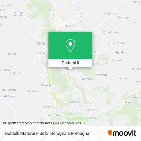 Mappa Baldelli Materai e Sofà
