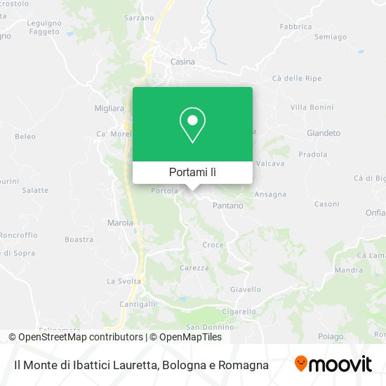 Mappa Il Monte di Ibattici Lauretta