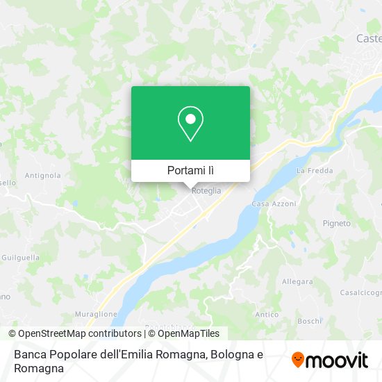 Mappa Banca Popolare dell'Emilia Romagna