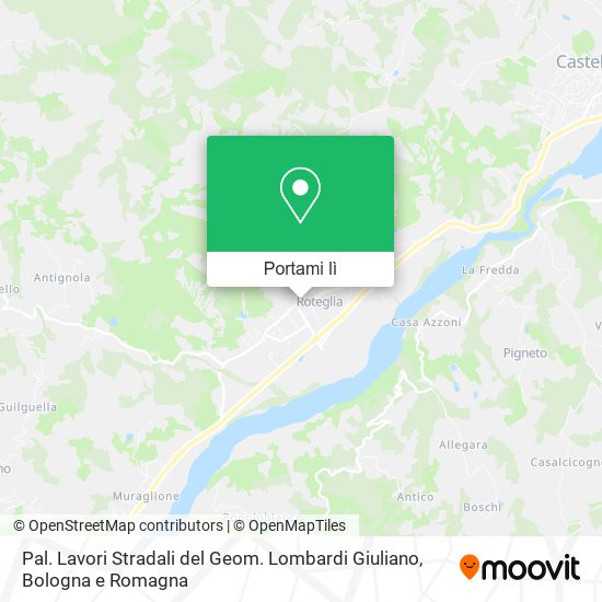Mappa Pal. Lavori Stradali del Geom. Lombardi Giuliano