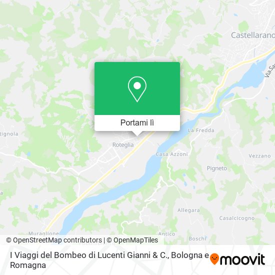 Mappa I Viaggi del Bombeo di Lucenti Gianni & C.
