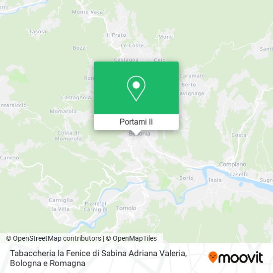 Mappa Tabaccheria la Fenice di Sabina Adriana Valeria