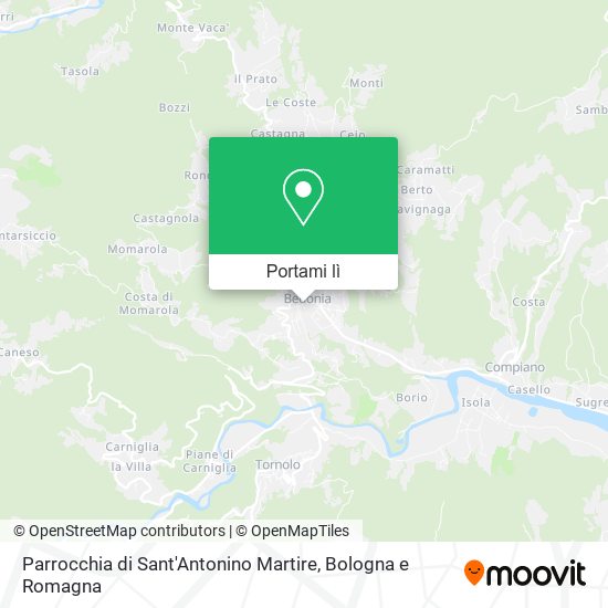 Mappa Parrocchia di Sant'Antonino Martire