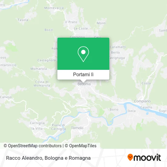 Mappa Racco Aleandro