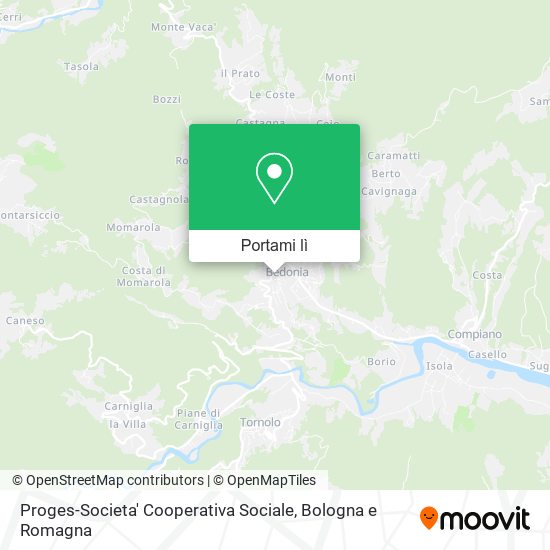 Mappa Proges-Societa' Cooperativa Sociale