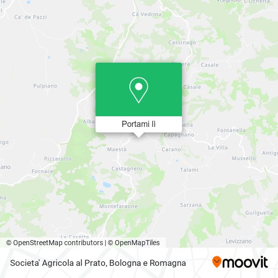 Mappa Societa' Agricola al Prato