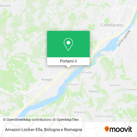 Mappa Amazon Locker-Ella