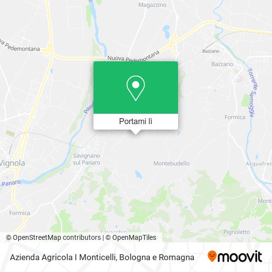 Mappa Azienda Agricola I Monticelli