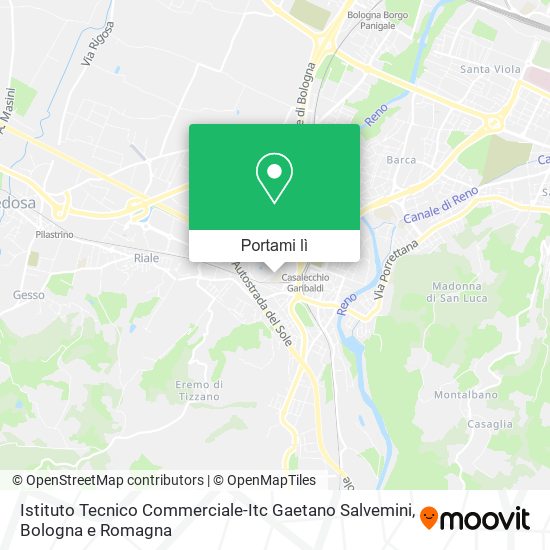 Mappa Istituto Tecnico Commerciale-Itc Gaetano Salvemini