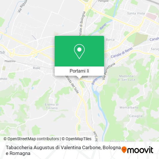 Mappa Tabaccheria Augustus di Valentina Carbone
