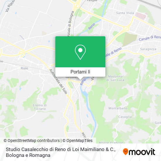 Mappa Studio Casalecchio di Reno di Loi Maimiliano & C.