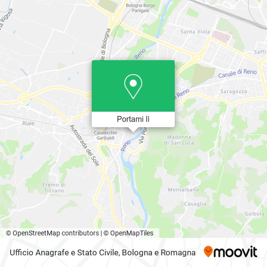 Mappa Ufficio Anagrafe e Stato Civile