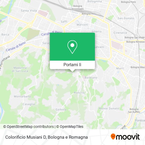 Mappa Colorificio Musiani D