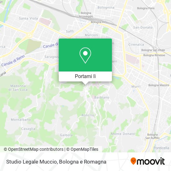 Mappa Studio Legale Muccio