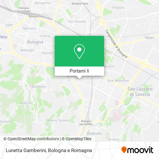 Mappa Lunetta Gamberini
