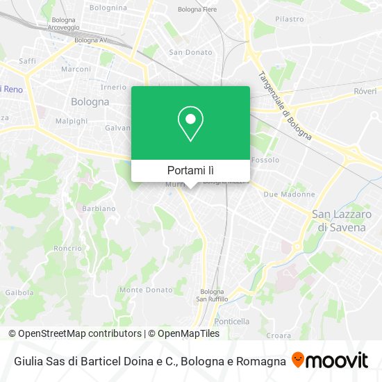 Mappa Giulia Sas di Barticel Doina e C.