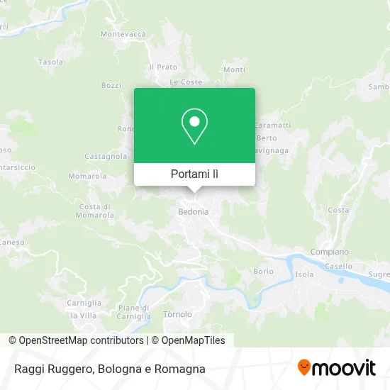 Mappa Raggi Ruggero