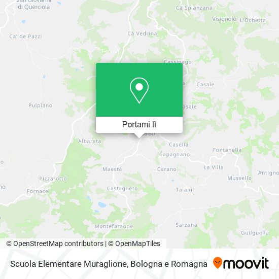 Mappa Scuola Elementare Muraglione