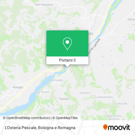 Mappa L'Osteria Pescale